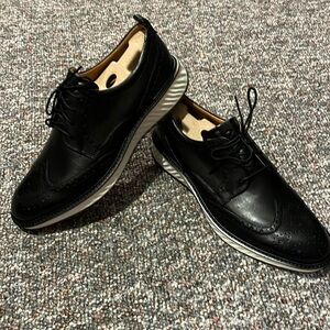 Brand New Ecco Black wingtip size 46